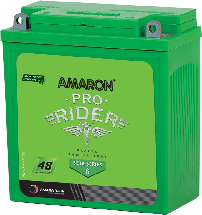 Amaron Amaron Pro Rider, Scooter and motorcycle batteries · 48 months warranty