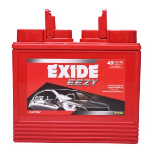 Exide EEZY EY700, 65 Ah value battery · SUVs and diesel cars · 48 months warranty
