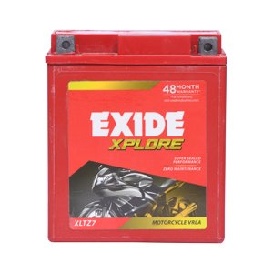 Exide Xplore XLTZ7, Motorcycle battery · sealed · 48 months warranty