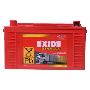 Exide Xpress XP1000, 100 Ah commercial vehicle battery · 42 months warranty