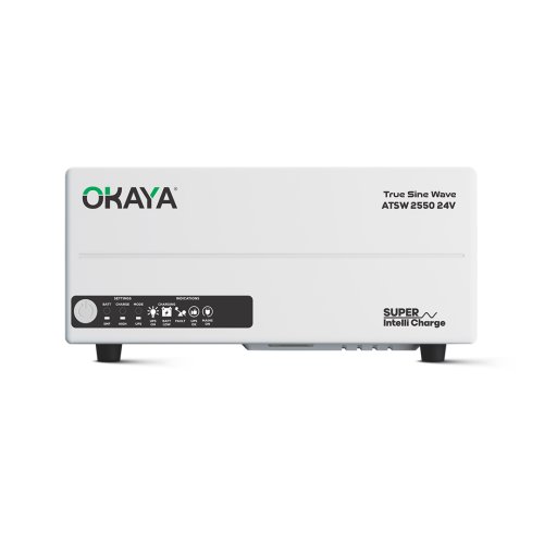 Okaya ATSW 2550 Home UPS, 2000 VA · 24 V · true sine wave · 36 months warranty