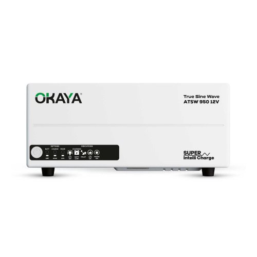 Okaya ATSW 950 Home UPS, 700 VA · 12 V · true sine wave · 36 months warranty